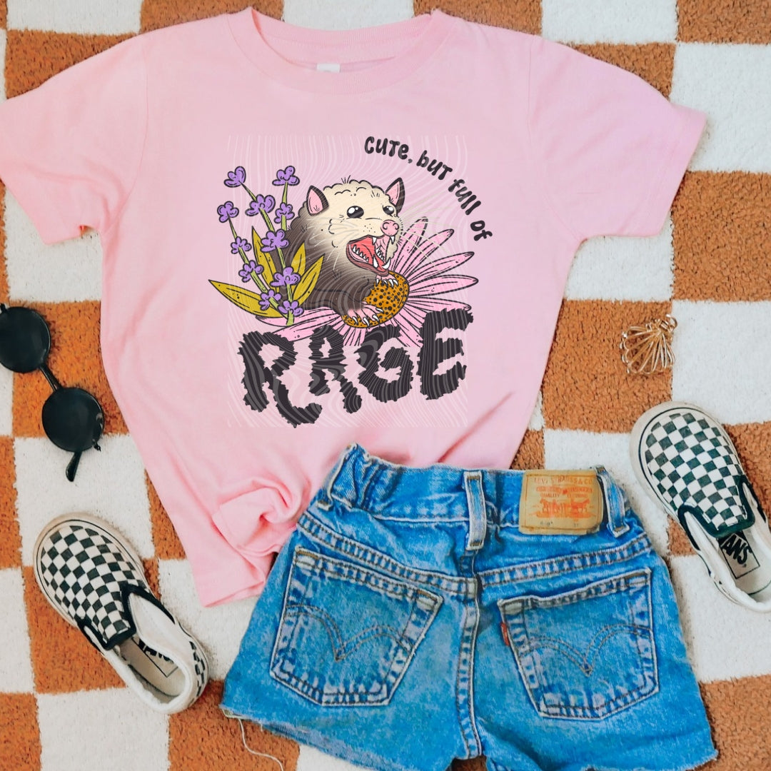 Cute, But Full Of Rage Youth Tee