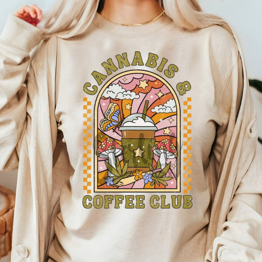 Cannabis & Coffee Club Tee