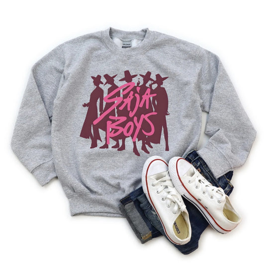 Youth Saja Boys Silhouette Crewneck