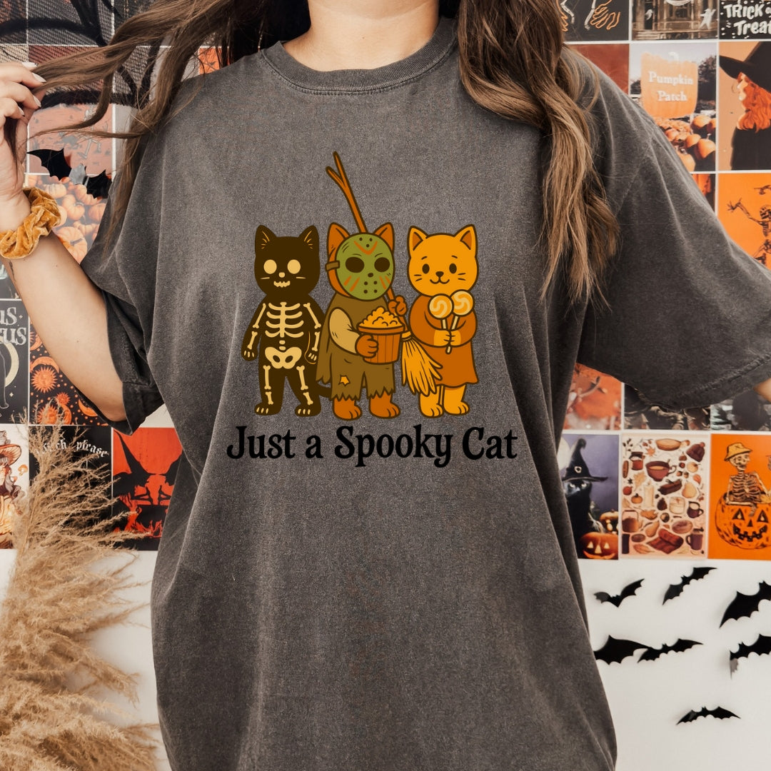 Just A Spooky Cat Tee