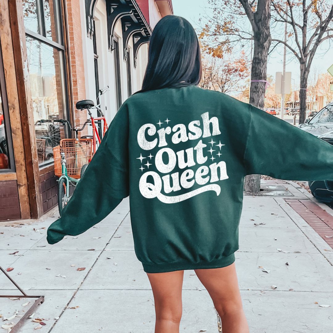 Crash Out Queen Crewneck