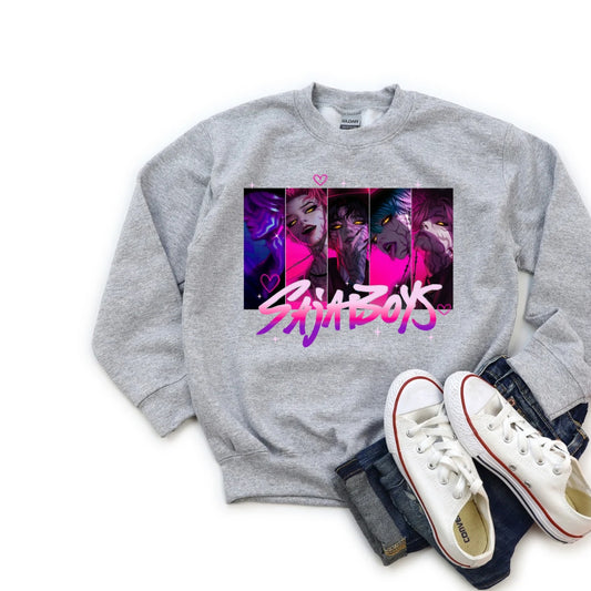 Youth Saja Boys Demons 2 Crewneck