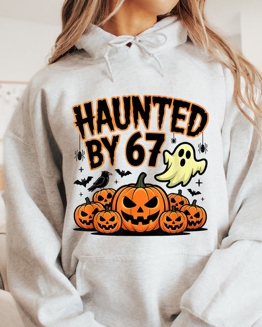 Haunted By 6 7 Hoodie {Option 1}