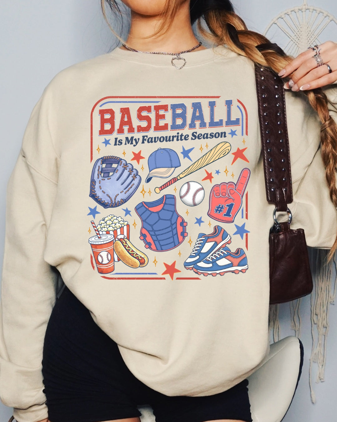 Baseball is my Favourite Season - Crewneck Sweatshirt