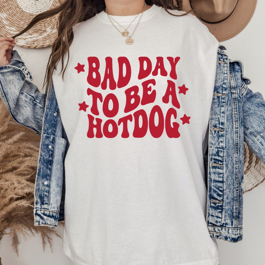 Bad Day To Be A Hot Dog {Red Print}