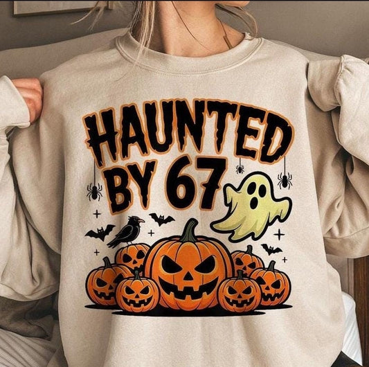 Haunted By 6 7 Crewneck {Option 1}