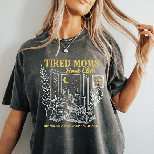 Tired Moms Book Club {Vintage Tee}