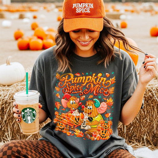 Pumpkin Spice Mice DTF