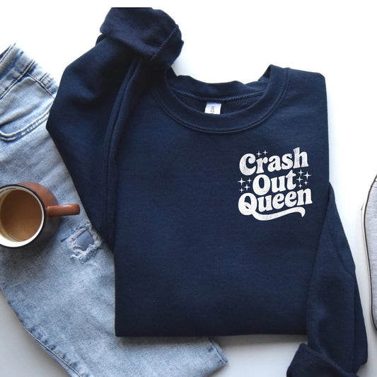 Crash Out Queen Crewneck