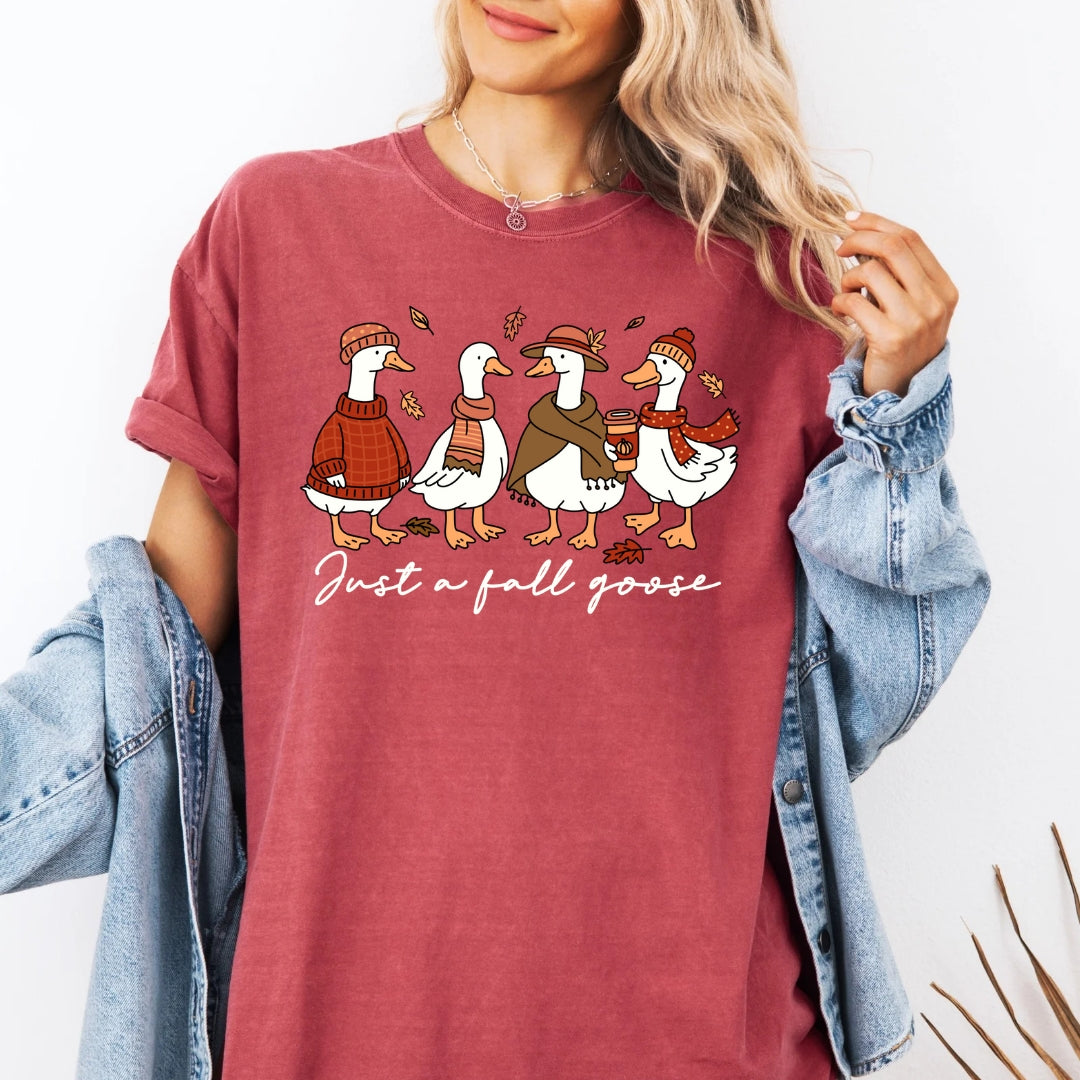 Fall Goose Tee