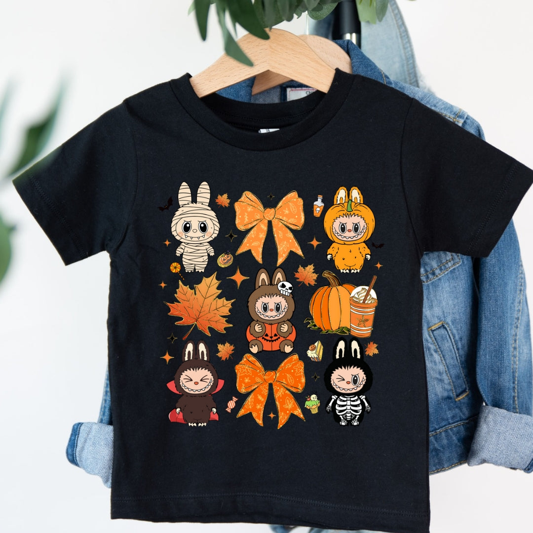 Youth Monster Tee {Orange Bows}