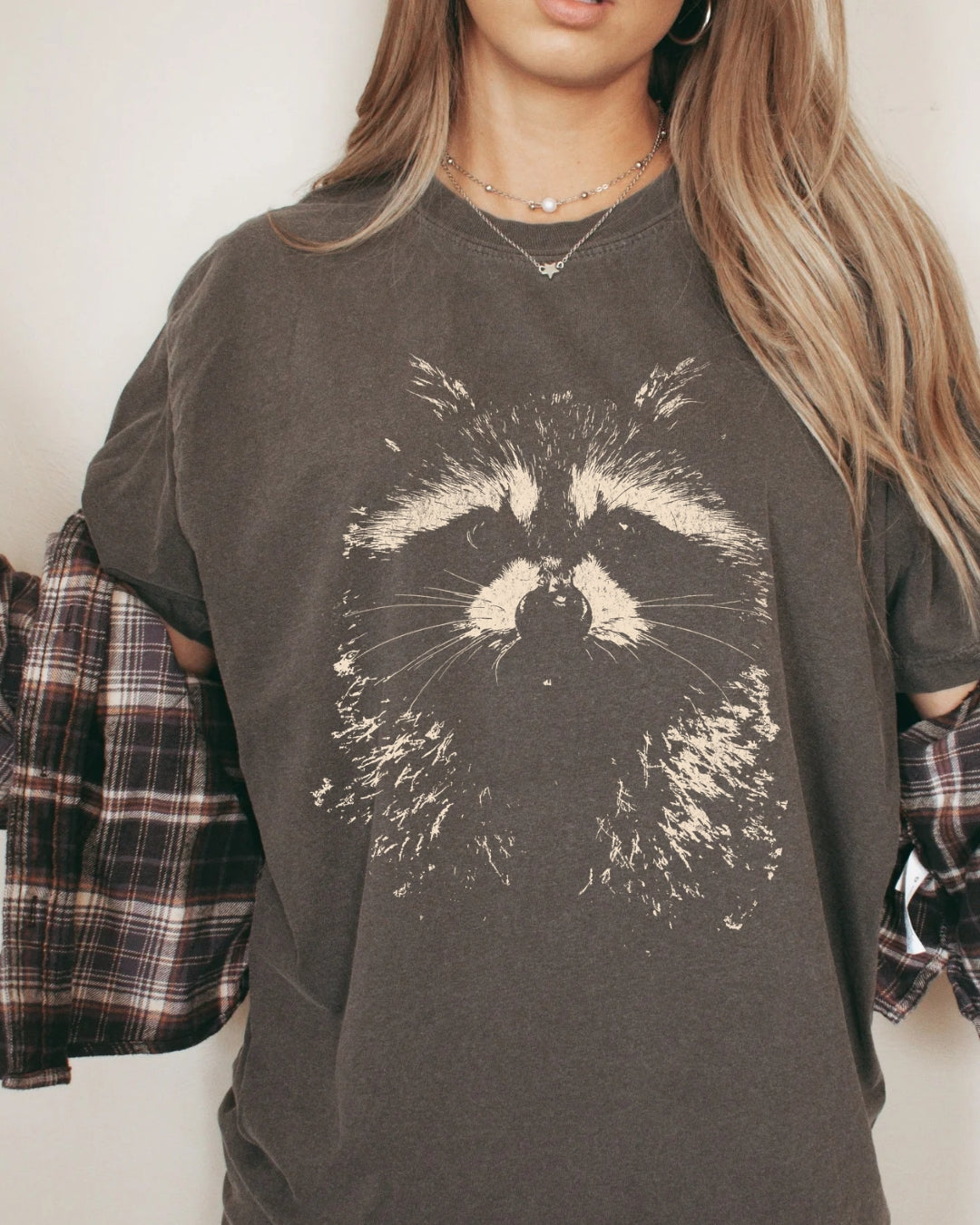 Raccoon - oversized tee