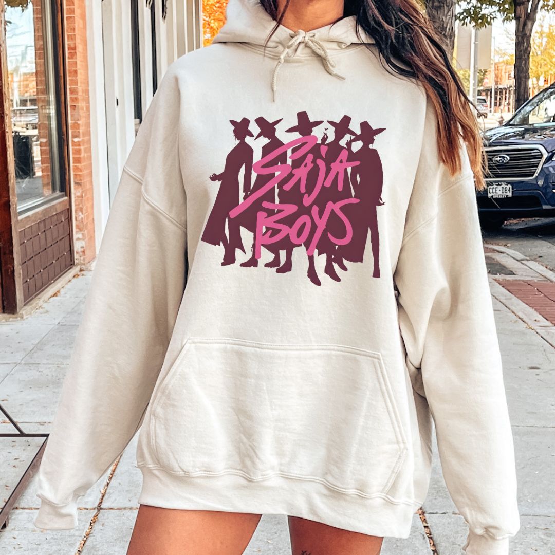 Saja Boys Silhouette Adult Hoodie