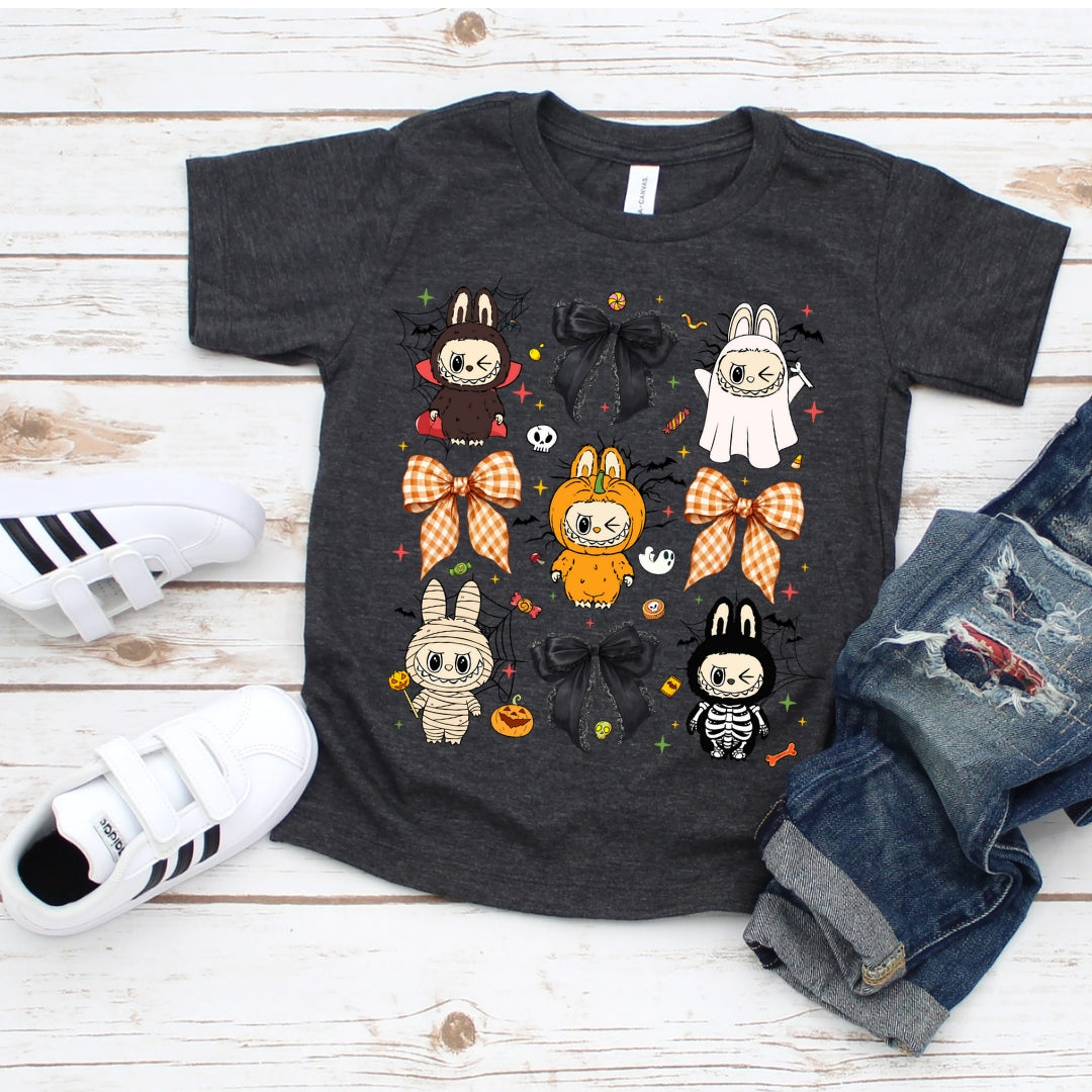 Youth Monster Tee {Black Bows}