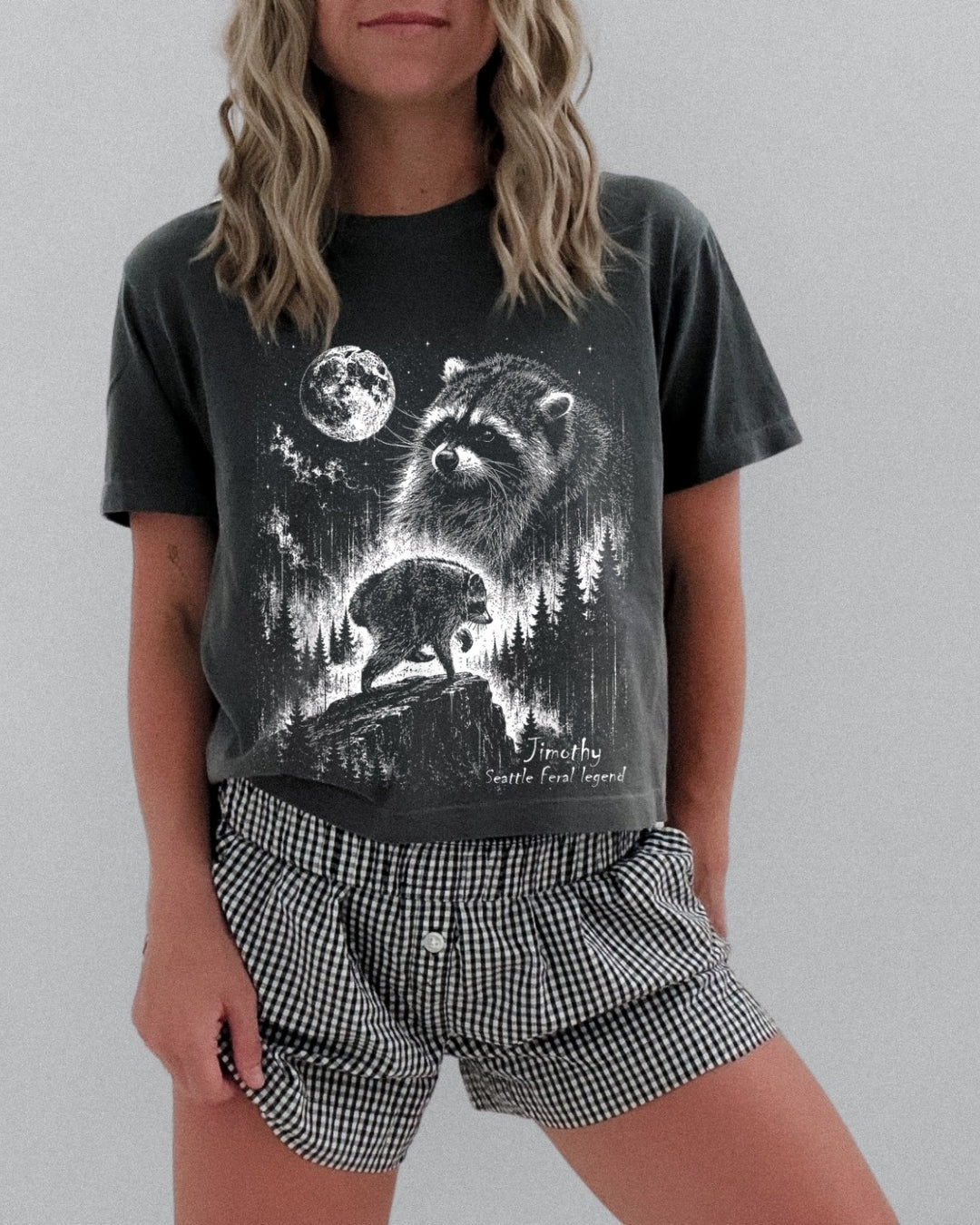 Jimothy - boxy crop tee
