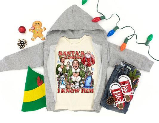 Santa I Know Him Toddler Tee