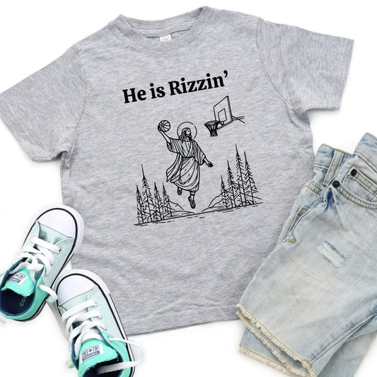 He Is Rizzin - Youth Tshirt