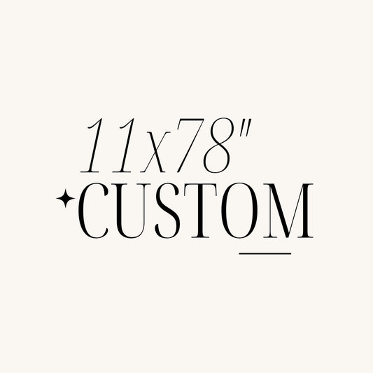 11" x 78" Custom DTF