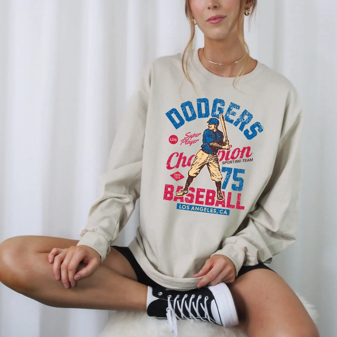 Dodgers Long Sleeve – Sterling Six Threads