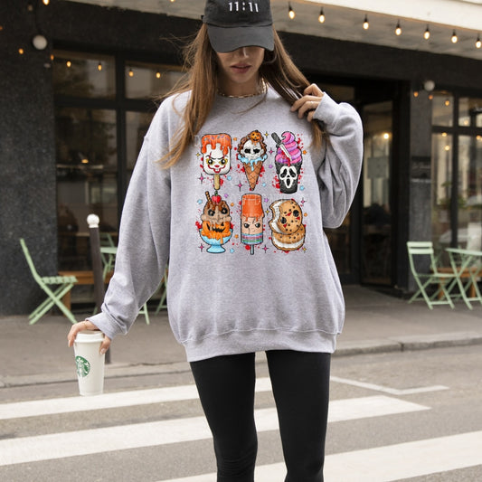 Horror Ice-cream Crewneck