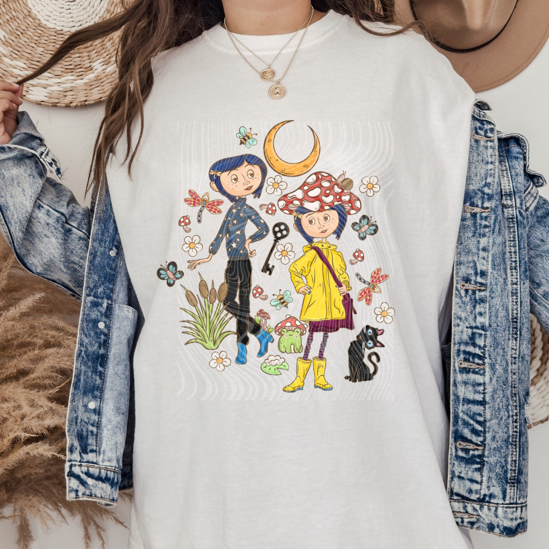 Coraline Adult Tee – Sterling Six Threads