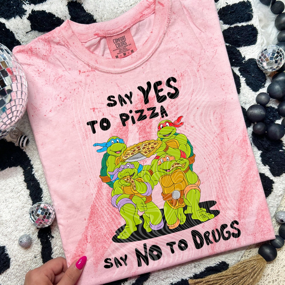 Say Yes To Pizza Colour Blast Tee