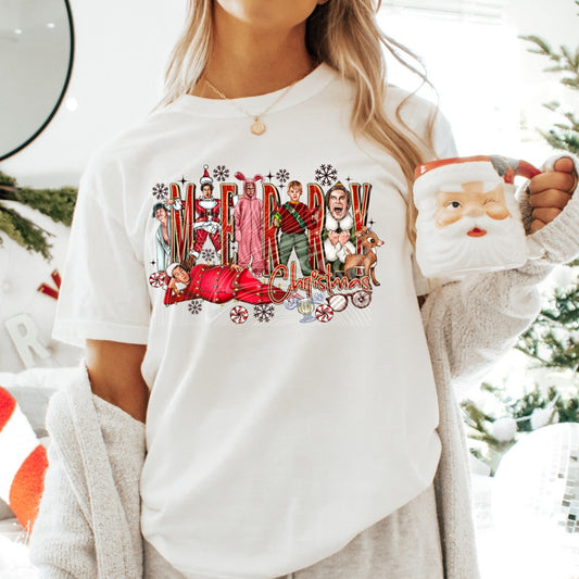 Merry Christmas Tee {Santa Clause up Front}