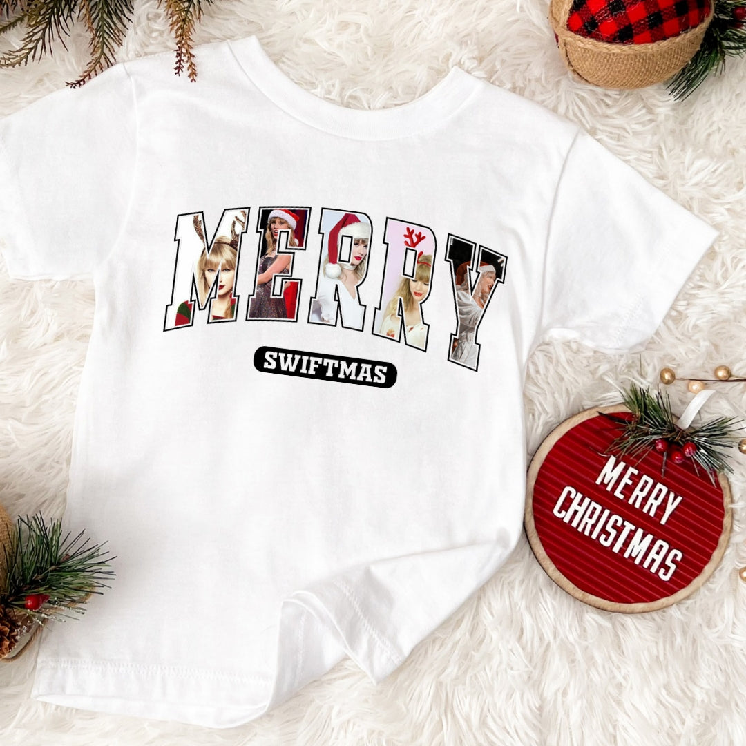 Merry Swiftmas {Black Design}Toddler Tee