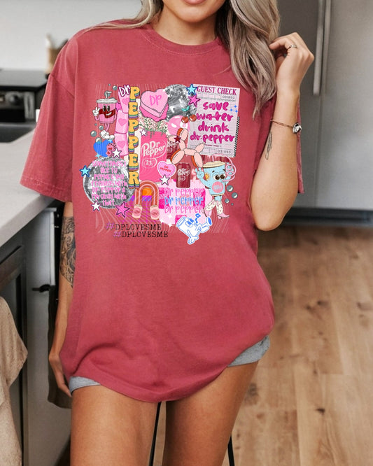 Dr.Pepper Collage Tee