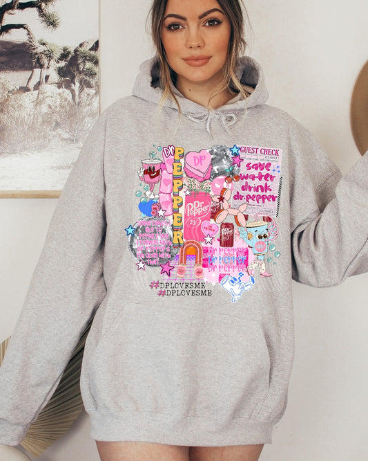Dr.Pepper Collage Hoodie