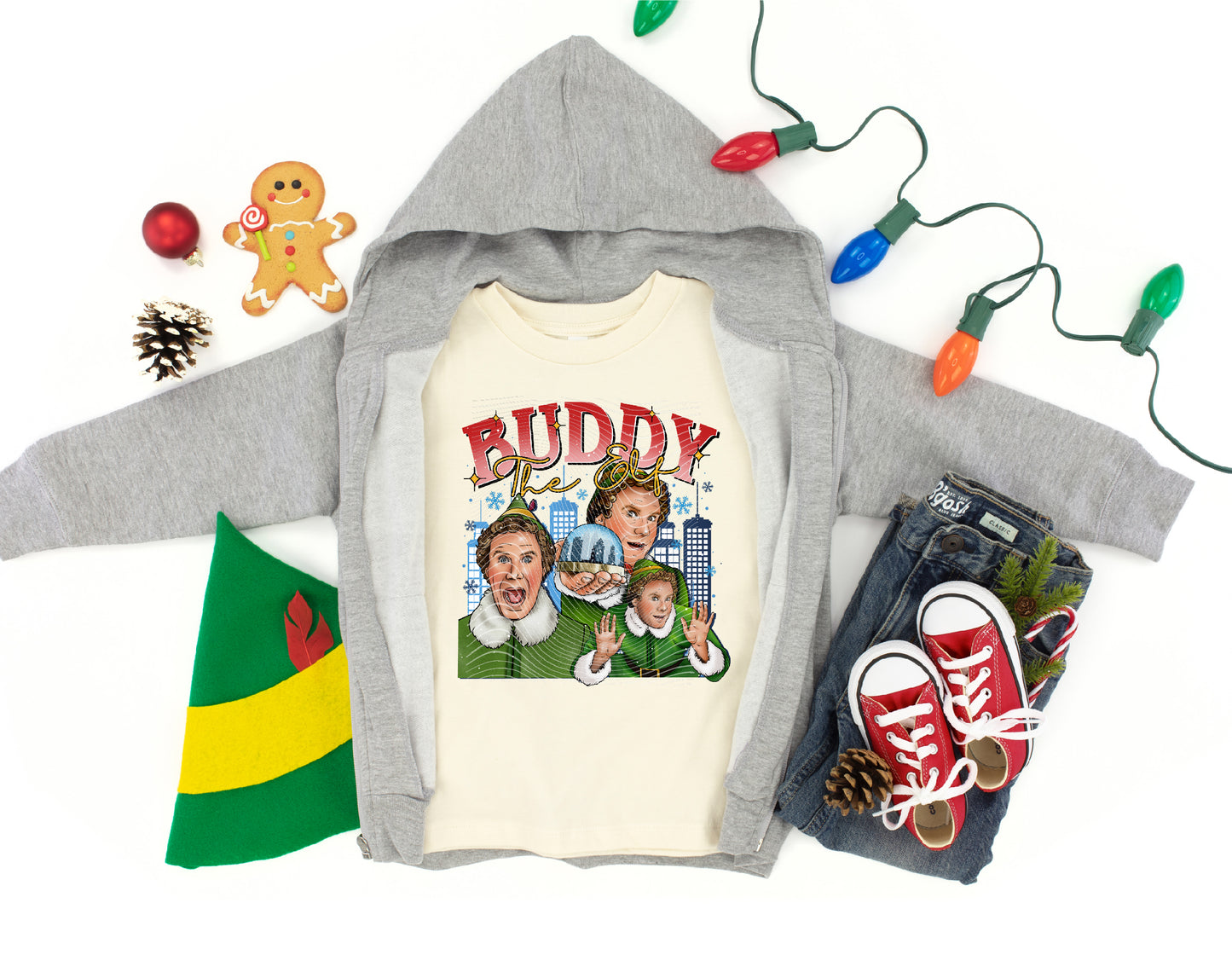 Buddy Snow Globe Toddler Tee