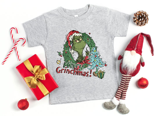 Merry Grinchmas Vintage Youth Tee