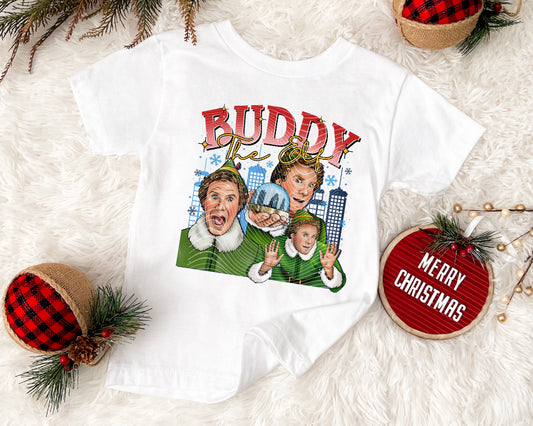 Buddy Snow Globe Youth Tee