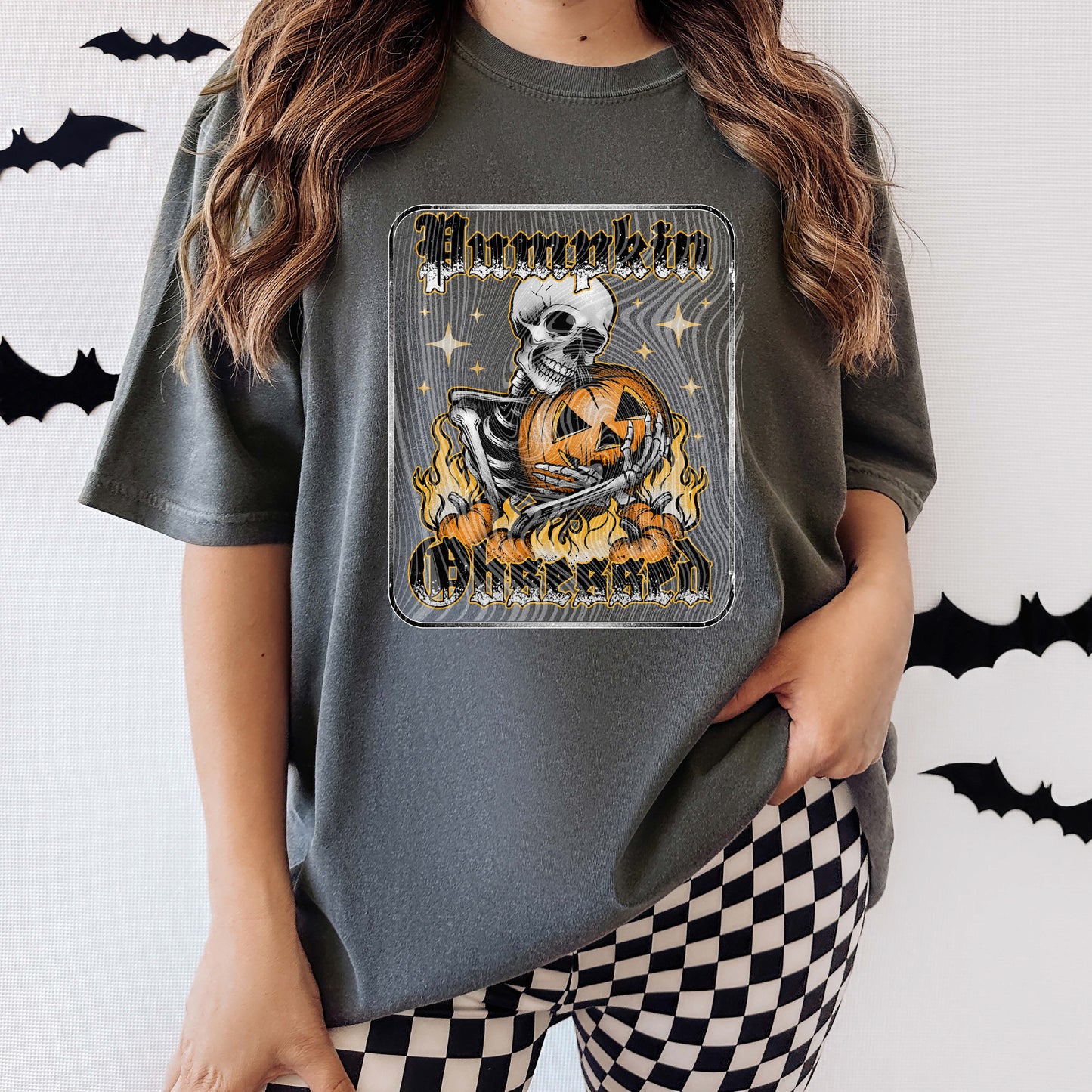 Pumpkin Obsessed Adult Tee