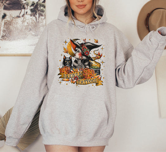 Brews and Tattoos Hoodie