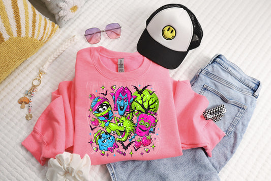 Cereal Monsters Adult Crew