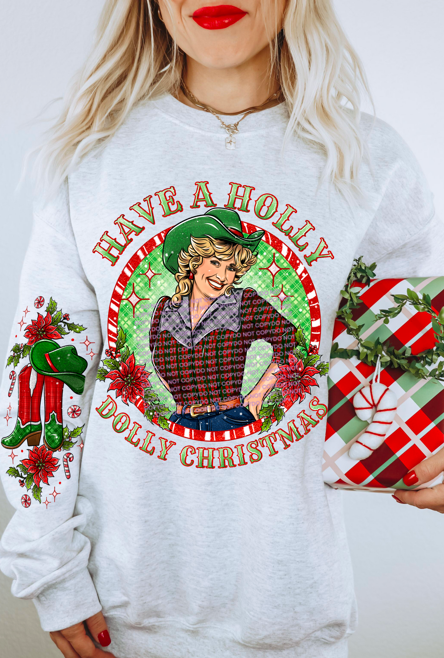 Dolly Christmas Crewneck