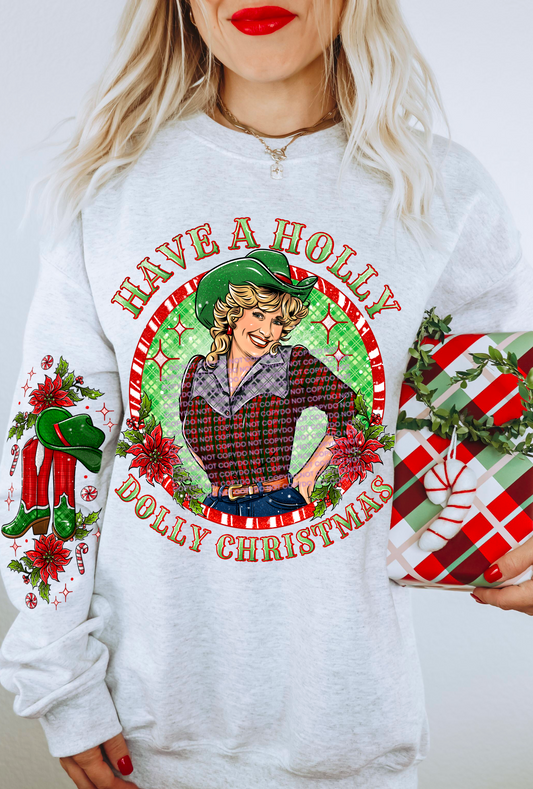 Dolly Christmas Crewneck