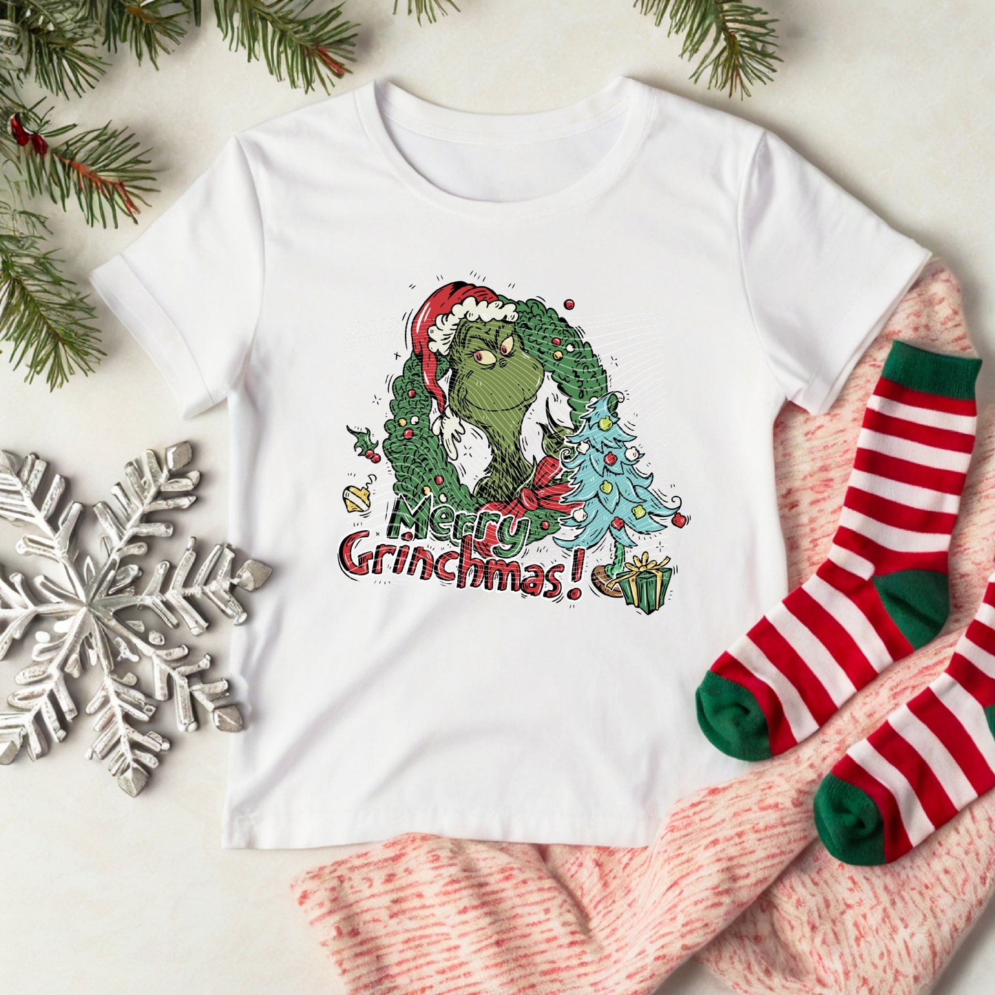 Merry Grinchmas Vintage Toddler Tee