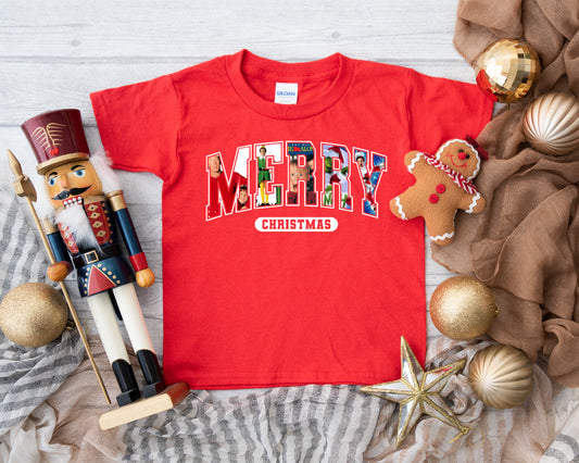 Merry Christmas Crew Toddler Tee