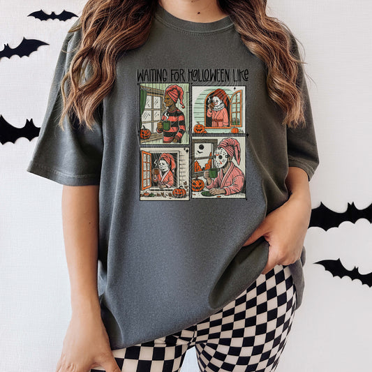 Waiting for Halloween Adult Tee