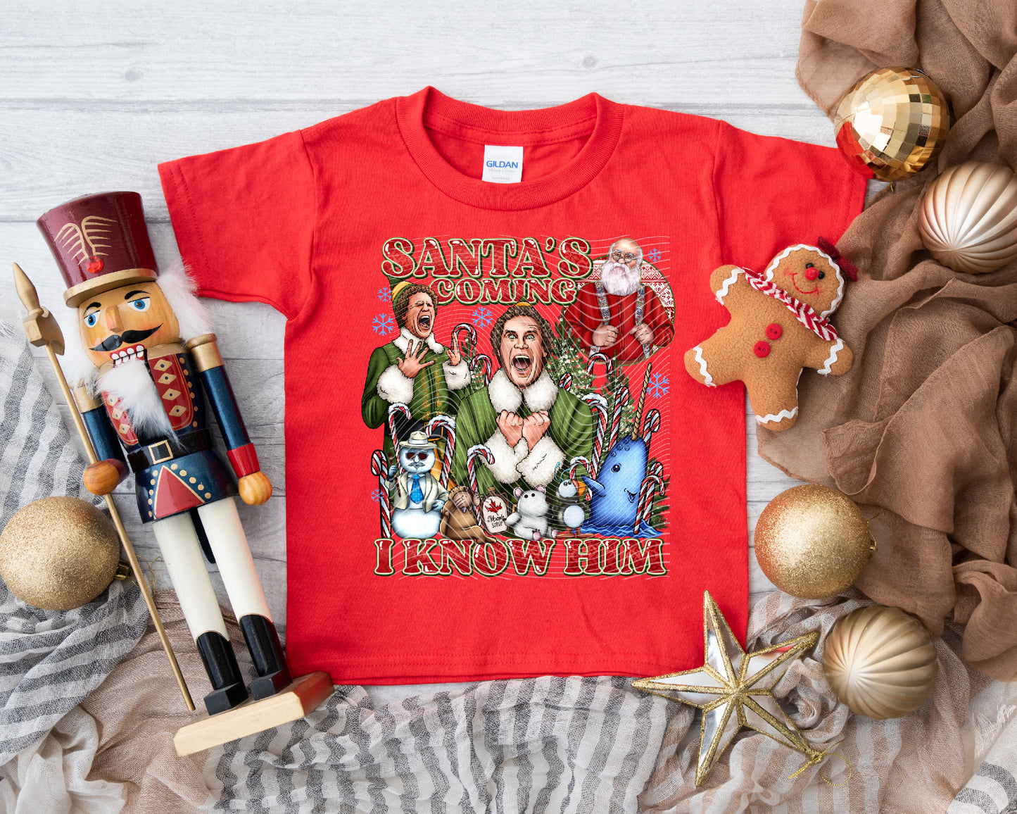 Santa I Know Him Youth Tee