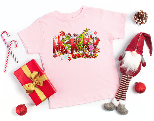 Merry Christmas (Red) Toddler Tee