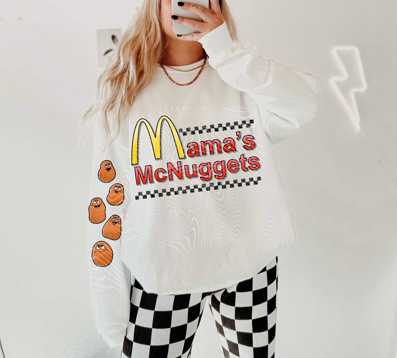 Mama's Mcnuggets Crewneck Sweatshirt