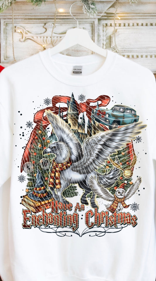 Have An Enchanting Christmas {hippogriff} DTF