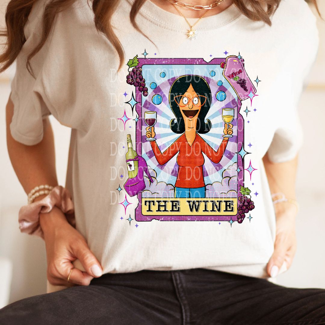 Linda The Wine Tarot Tee