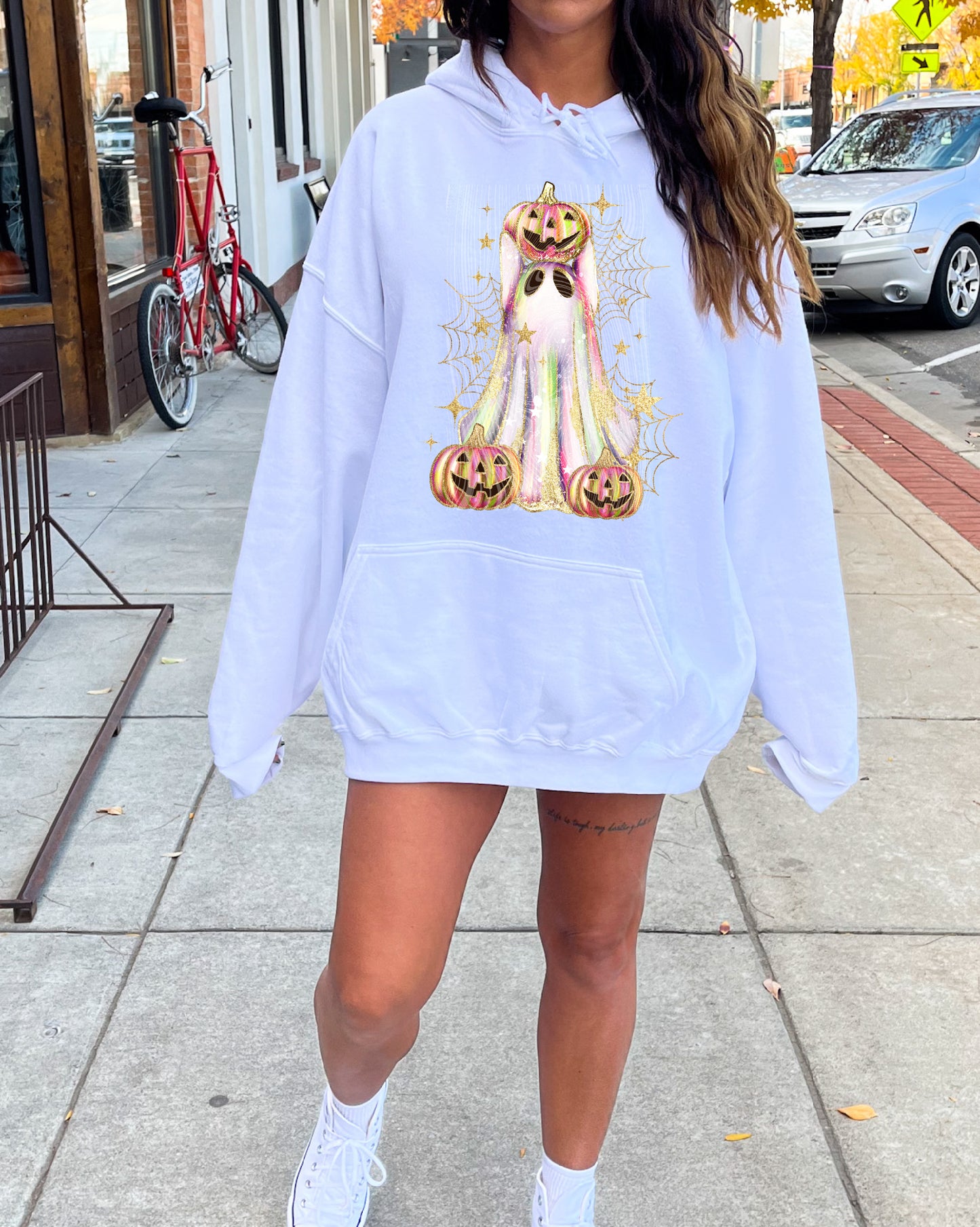 Glitter Ghost Hoodie