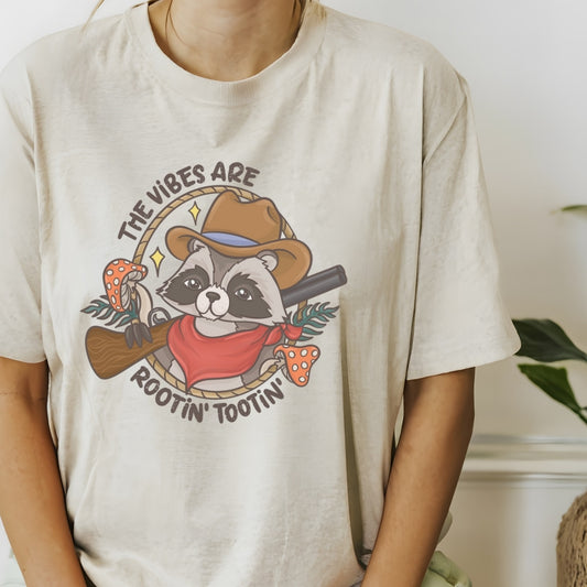 Rootin Tootin Raccoon Tee