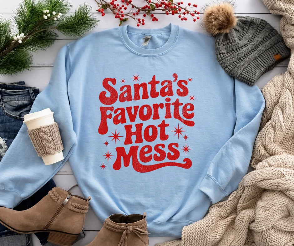 Tinsel In A Tangle Set Crewneck