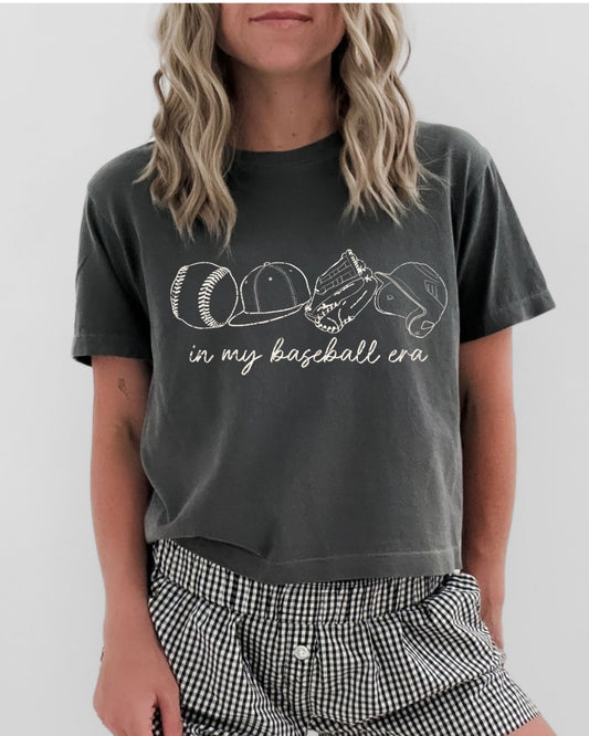 Baseball Era - boxy crop tee